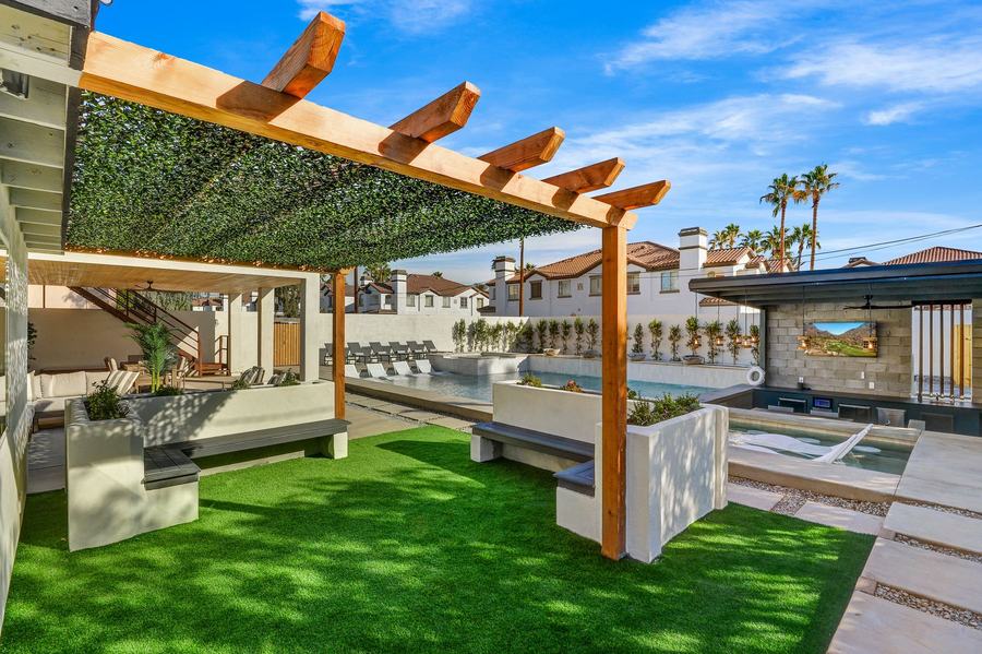 Pergola and Seating Area